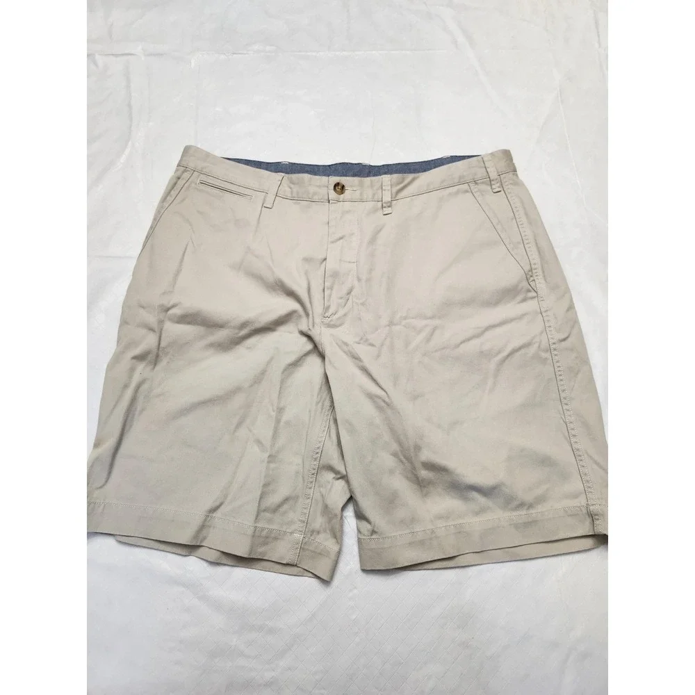 Polo Ralph Lauren Shorts Mens 38 Beige Relaxed Fit Chino 10 Inseam Cotton